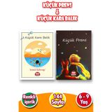 Küçük Prens & Küçük Kara Balık - 144 Sayfa - 2 Kitap
