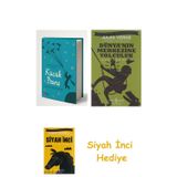 Küçük Prens Özel Baskı Mavi (Ciltli) + Dünyanın Merkezine Yolculuk + Siyah İnci Hediye