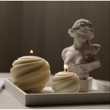 Küçük Spiral Dönen Silikon Mum Kalıbı - Seçenek 1