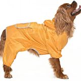Küçük ve Orta Irk Köpek Paçalı Yağmurluk - Puka Sarı