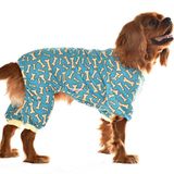 Küçük ve Orta Irk Köpek Pijama Tulum - Bones - Köpek Kıyafeti