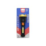 KÜÇÜK=15CM 2İN1= OSL LED - COB LED USB ŞARJLI EL FENERİ 3-KADEME IŞIK - FLAŞÖR ŞARJ GÖSTERGE (5250)