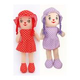 Kudi Kırmızı Mor bez Bebek %100 yerli üretim 60 cm
