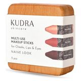 Kudra Naive Look Minimal Makyaj Seti 3x3,5gr - Natural