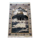 Kudüs Desenli Lüks Halı Tipi Dokuma Seccade