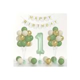 Küf Yeşilli Balon Zincir Set, 1
