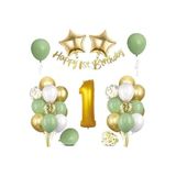 Küfyeşilli Yaş Balon Set 5 Sayısı Yeşil