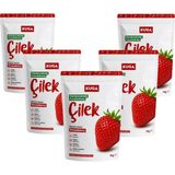 Kuga Freeze Dried Fruits-Dondurularak Kurutulmuş Meyveler-(Beş Adet Çilek) - 15 gr
