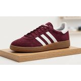 Kuğu Butik süet Bordo Erkek / Kadın Sneaker Spor Ayakkabı – Retro Tasarım & Günlük Konfor - Bordo - Beyaz
