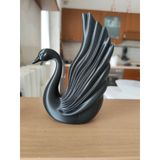 Kuğu Modern ev aksesuarları arasında hediyelik dekoratif obje figür 15 cm