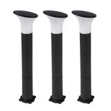 Kuğu Set Üstü Bahçe Duvar Armatürü 3’Lü Set 80 Cm Modern Dış Mekan Villa Duvar Aplik Lambası