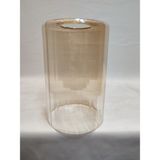 Kuğulu Avize .Avize Camı. Silindir, Bal Renkli, Kendinden Çizgili ,(E.27).Çap:10.00cm-h:15.00cm.Normal ampule göre.