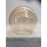 Kuğulu Avize Glob Avize Camı Bal Renkli (Çap: 15.00cm- Duy Yuvası: 7.00cm)Tam küre şeklinde. - Bal Cam