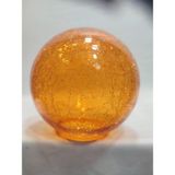 Kuğulu Avize Glob Avize Camı.turuncu Renkte.çatlatılmış DESENLI.(ÇAP:15.00cm-DUY YUVASI:7.00cm)