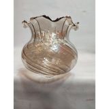 Kuğulu Avize Küçük Avize Camı.el Yapımı.bal Renkte (Duy Yuvası:3.00 Cm-H:9.50 Cm) (E.14) Mum Ampule Göre.