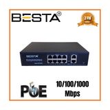 Kuhi 10 Port Gigabit Poe Switch 10/100/1000 Mbps 8 Port Poe BST1020G