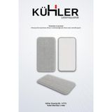 Kühler Buharlı Temizleyici Yedek Mop Bezi | Mikrofiber Zemin Temizlik Pedi | Yıkanabilir Buharlı Mop Bezi