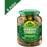 kühne Alman Tipi Kornişon Salatalık Turşusu (350 ml) x6 Adet