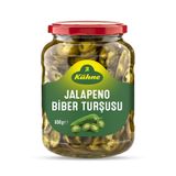 Kühne Dilimlenmiş Jalapeno Biber Turşu Dilimleri Cam Kavanoz 650 g