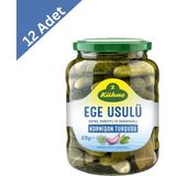 Kühne Ege Usulü Kornişon Turşusu 720 ml x 12 Adet - 1 Adet