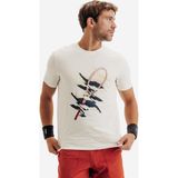 Kuikma Erkek Tenis Tişörtü - Beyaz - Tts Soft Decathlon