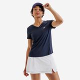 Kuikma Kadın V Yaka Tenis Tişörtü - Mavi - Dry