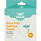 Kujju Süt Saklama Poşeti 25 Adet Şeffaf 935872020ss1 seffaf