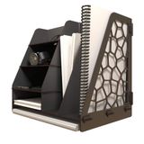 Kuk Design Voronoi Masaüstü Organizer Düzenleyici A4 Evrak Rafı Beyaz