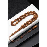 Kuka Ağacı Tesbih 8 X 11 Mm Beyzi Kesim - T-1839