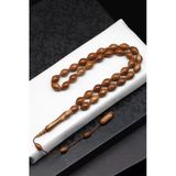 Kuka Ağacı Tesbih 8 X 12 Mm Arpa Kesim - T-1850