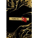 Kuker Madeni Eşya Türk Bayrağı Kravat İğnesi