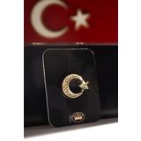 Kuker Madeni Eşya Türkiye Cumhuriyeti Ay Yıldız Rozet