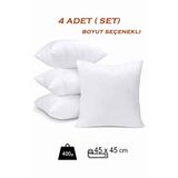 Kuki's Spielzeug 4'lü Kırlent Iç Yastık (BOYUT SEÇENEKLİ)
