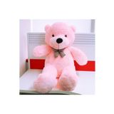 Kuki's Spielzeug Pembe Peluş Ayı Oyuncak 110 cm
