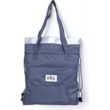 Kukita Su Geçirmez ,ıslak, Kuru, Mayo, Kirli Temiz Kıyafet ve Bez, Plaj, Kırtasiye Bebek ve Çocuk Çantası Çok Amaçlı Çanta Mega Boy 52 cm x 47 cm - Gri