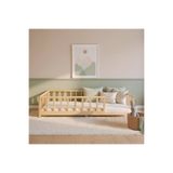 Kukka Montessori Yer Yatağı 140X200 cm Ahşap Çocuk Yatağı KFB640