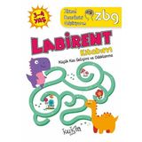 Kukla 3 - 4 Yaş Labirent Kitabım - Küçük Kas Gelişimi Ve Odaklanma - Zbg Zihinsel Becerilerimi Geliştiriyorum