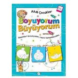 Kukla Akıllı Çocuklar Boyuyorum Büyüyorum 5 Yaş Boyama Kitabı