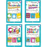 Kukla Akıllı Çocuklar Etkinlik Seti 5+ Yaş 4 Kitap