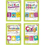 Kukla Becerikli Çocuklar Etkinlik Seti 4+ Yaş 4 Kitap