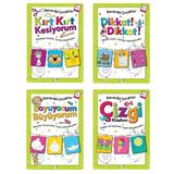 Kukla Becerikli Çocuklar Etkinlik Seti 4+ Yaş 4 Kitap