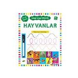 Kukla Yayınları Hayvanlar (4+Yaş) Çizgi Çizgi Etkinlik Kitabı