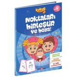 Kukuli - Noktaları Birleştir ve Boya! - Mavi Kapak - Beta Kids