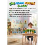 Kukuli Ve Arkadaşları Karakterli 6'Lı Çim Adam Sula Uzat Kes Eğitici Oyuncak Seti