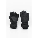 Külah Çocuk İçi Polar Siyah Kayak Kar Eldiveni, Unisex, 14-15 Yaş