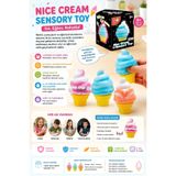 Külah Dondurma Squeeze Oyuncak Yumuşak Sıkma Duyusal Stres Odaklanma Oyuncağı El Egzersiz Sıkma Topu Sensory Squishy Toy