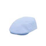 Külah Erkek Açık Mavi Kasket Keten Yazlık Flat Cap Şapka