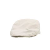Külah Erkek Cotton Bej Flat Cap Kasket Şapka