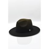 Külah Erkek Fötr Şapka, Haki, Panama Hat, Tek Ebat