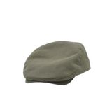 Külah Erkek Haki Kasket Keten Yazlık Flat Cap Şapka